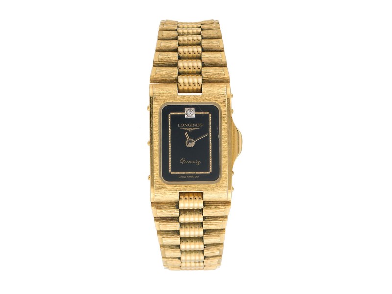 Longines Gold Plated Quartz 24.5mm Womens Dress Watch