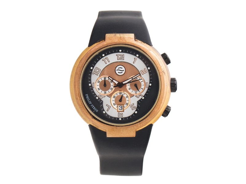 Philip Stein Active Chronograph Rose Gold-Tone 45mm Watch