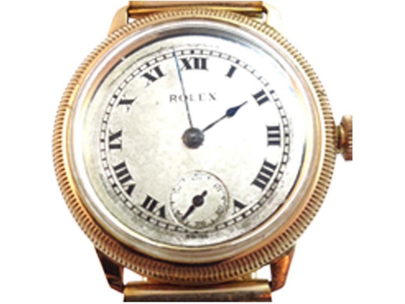 Vintage Rolex 34mm Stainless Steel Watch