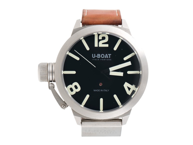 U-Boat Classico 316-L Stainless Steel Swiss-Automatic 51mm Mens Watch 
