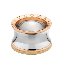 Bvlgari Bulgari Anish Kapoor B. Zero 1 Steel and Rose Gold Ring