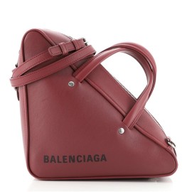 Balenciaga Triangle Duffle Bag Leather Small