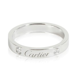 Cartier C De Cartier Diamond Ring in Platinum 0.07 CTW