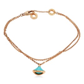 Bvlgari Diva's Dream Bracelet With Turquoise in 18K Rose Gold
