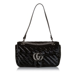 Gucci GG Marmont Sequined Crossbody Bag