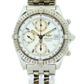 Breitling Chronomat Shell Stainless Steel Automatic Mens Watch A13352