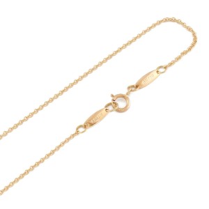 TIFFANY & Co 18K Pink Gold diamond Necklace LXKG-154
