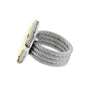 Alor 18K Yellow Gold/Stainless steel & GRAY Stainless steel RING