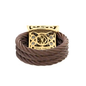 Alor 18K Yellow gold & BRONZE PVD RING