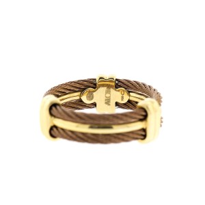 Alor 18K Yellow Gold & Bronze PVD RING