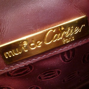 Cartier Leather Must De Shoulder Bag