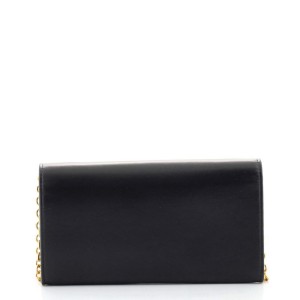 Celine C Wallet on Chain Leather