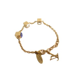 Louis Vuitton Brass & Rhinestone Bracelet