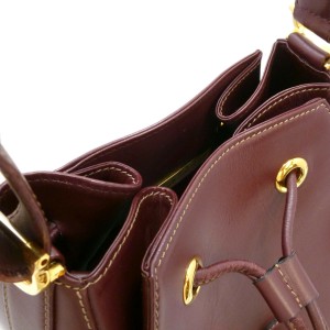 Cartier Leather Must De Shoulder Bag