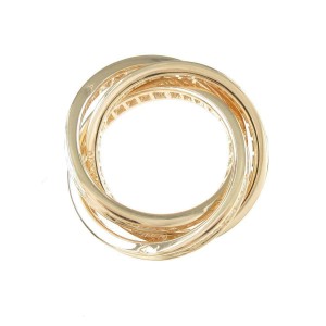 Cartier 18k Yellow Gold Three Bangle's ring LXGYMK-5