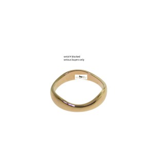 Cartier Triple 18K Yellow Gold Ring Size 7
