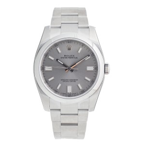 Rolex Oyster Perpetual 116000RSO Stainless Steel Automatic Rhodium Dial 36mm Watch