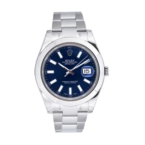 Rolex Datejust II Steel Blue Dial 41mm Watch