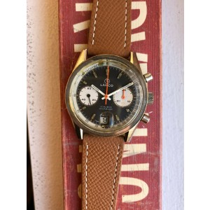 Vintage Lanco Chronograph Valjoux 7734 Rare Panda Dial Handwind Watch