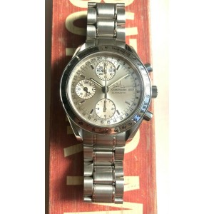 Omega Speedmaster 3523.30.00 Triple Calendar Automatic Silver Dial Watch