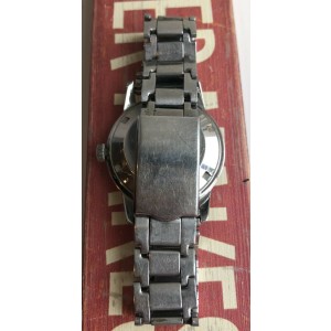 Vintage Bulova Snorkel Devil Diver Manual Wind Steel case w/ Bracelet Watch