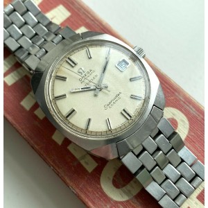 Vintage Omega Seamaster Cosmic "Turler" Stamp Automatic Date Steel Case Watch