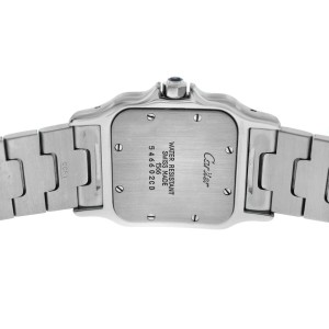 Cartier Santos Galbee 1566 Men Unisex 18K Yellow Gold Steel Quartz 29MM Watch