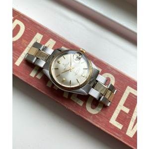 Tudor Prince Oysterdate Automatic Manual Wind Two Tone Watch 