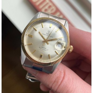 Tudor Prince Oysterdate Automatic Manual Wind Two Tone Watch 