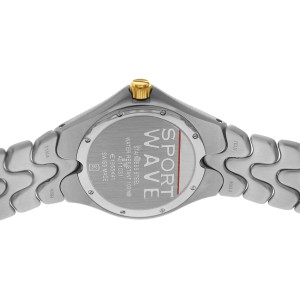Ebel Sport Wave Men's Steel Gold   Quartz $2,100 Watch