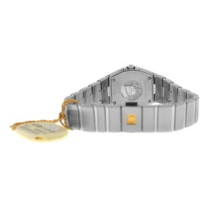 Omega Constellation  Diamond Sunburst Steel 24MM Quartz Watch