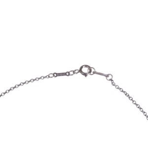 Tiffany & Co Elsa Peretti Sterling Silver Open Heart Necklace