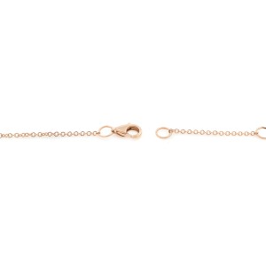 Crescent Pendant Chain Necklace 0.63cttw 17.5 Inch