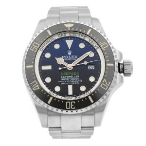 Rolex Sea-Dweller Deepsea D-Blue Dial Steel Ceramic Automatic Men Watch 116660