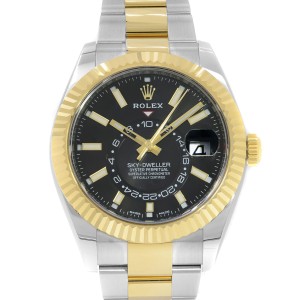 Rolex Sky-Dweller 326933 bk Steel & 18K Yellow Gold Automatic Men's Watch
