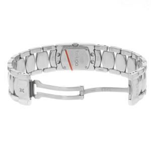 Ebel Beluga Manchette Steel Silver Stripe Dial Steel Quartz Ladies Watch 9057A21