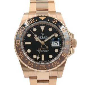 Rolex GMT-Master II 126715 Root Beer 18K Rose Gold Automatic Mens Watch