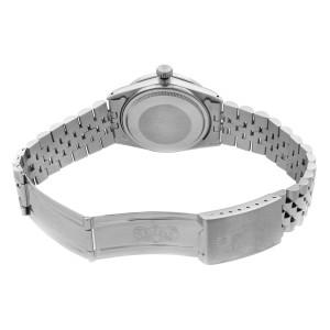 Rolex Datejust Steel Custom Diamond Red MOP Dial Automatic Mens Watch 16014