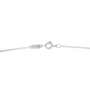 Tiffany & Co. Platinum Diamond Cross Necklace 0.42cttw