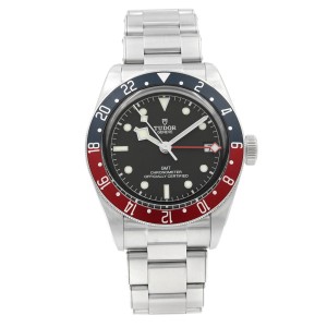 Tudor Heritage Black Bay GMT Stainless Steel Automatic Mens Watch 