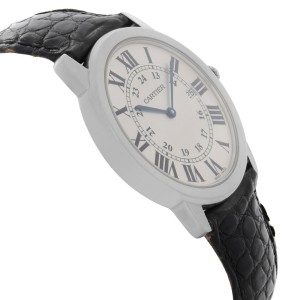 Cartier Ronde Solo 36mm Stainless Steel Silver Dial Unisex Quartz Watch 