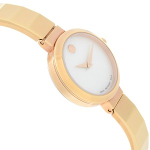 Movado Novella  Rose Gold-Tone White MOP Dial Quartz Ladies Watch