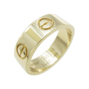 Cartier 750 Yellow Gold Love Ring Size 4.5