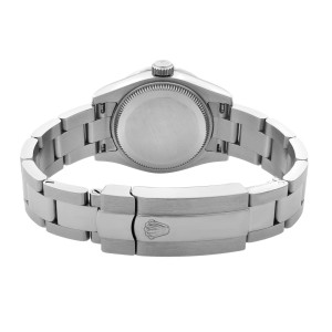 Rolex Datejust 26mm Steel Gold Diamond Bezel Silver Dial Ladies Watch 179384
