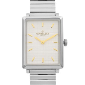 Gomelsky Shirley Fromer Steel White Dial Quartz Ladies Watch G0120072638