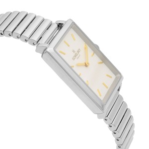 Gomelsky Shirley Fromer Steel White Dial Quartz Ladies Watch G0120072638