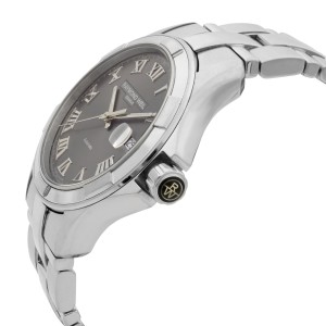Raymond Weil Parsifal Gray Roman Dual Steel Automatic Mens Watch 2970-ST-00608