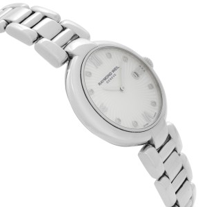 Raymond Weil Shine Steel White MOP Diamond Dial Ladies Watch 1600-ST-00995