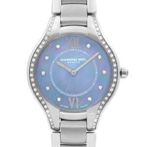 Raymond Weil Noemia Steel Diamond Blue MOP Ladies Quartz Watch 5132-STS-00955