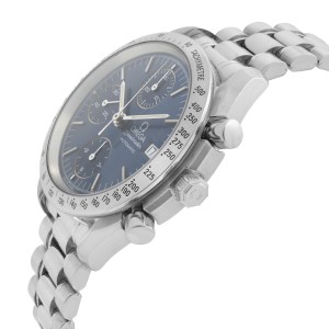Omega Speedmaster Chronograph Steel Blue Dial Automatic Mens Watch 3511.80.00